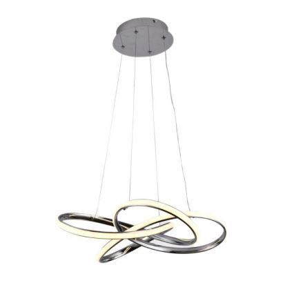 LED Reguliuojamas pakabinamas sietynas LED/65W/230V 3000-6500K diametras 48 cm pilka + nuotolinio valdymo pultas