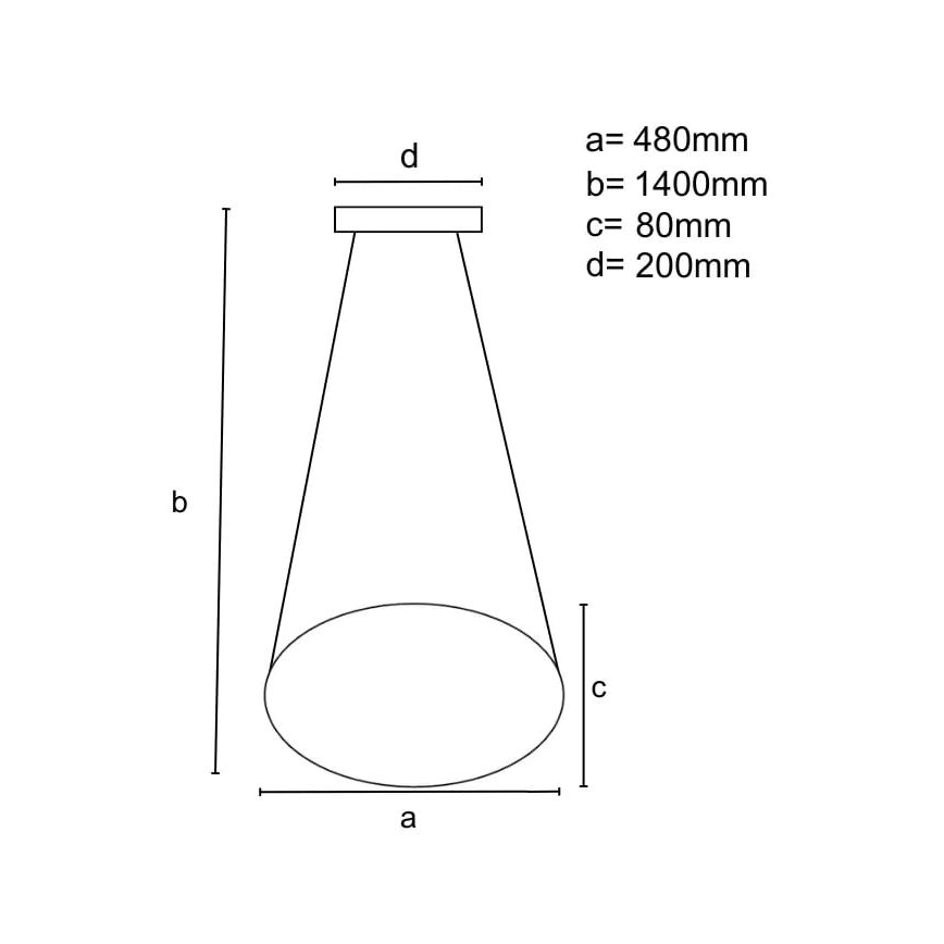 LED Reguliuojamas pakabinamas sietynas LED/65W/230V 3000-6500K diametras 48 cm pilka + nuotolinio valdymo pultas