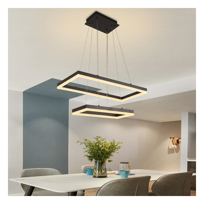LED Reguliuojamas pakabinamas sietynas LED/65W/230V 3000-6500K + valdymo pultas
