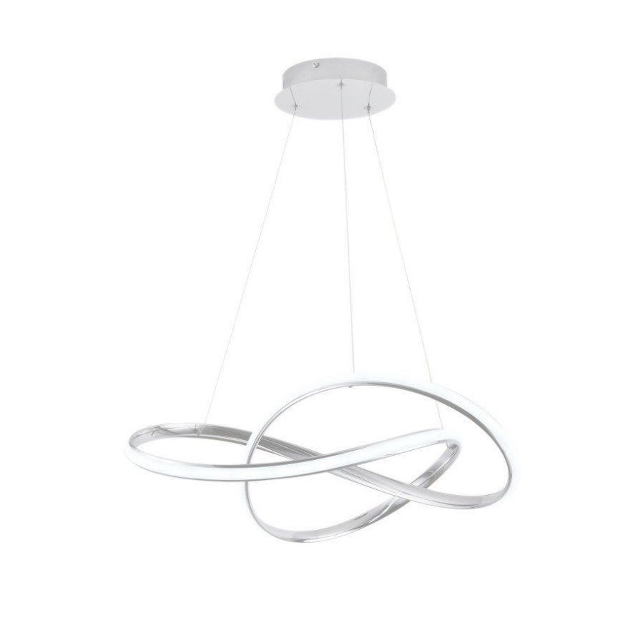 LED Reguliuojamas pakabinamas sietynas LED/70W/230V 3000-6500K diametras 60 cm balta + nuotolinio valdymo pultas