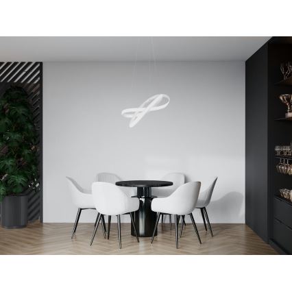 LED Pritemdomas pakabinamas sietynas  LED/70W/230V 3000-6500K baltas + nuotolinio valdymo pultas