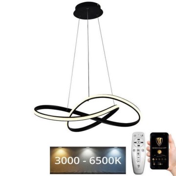 LED Reguliuojamas pakabinamas sietynas LED/70W/230V 3000-6500K diametras 55 cm + nuotolinio valdymo pultas