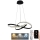 LED Reguliuojamas pakabinamas sietynas LED/70W/230V 3000-6500K diametras 55 cm + nuotolinio valdymo pultas