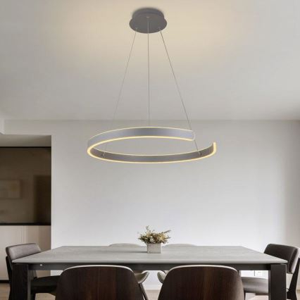 LED Reguliuojamas pakabinamas sietynas LED/70W/230V 3000-6500K diametras 60 cm + nuotolinio valdymo pultas