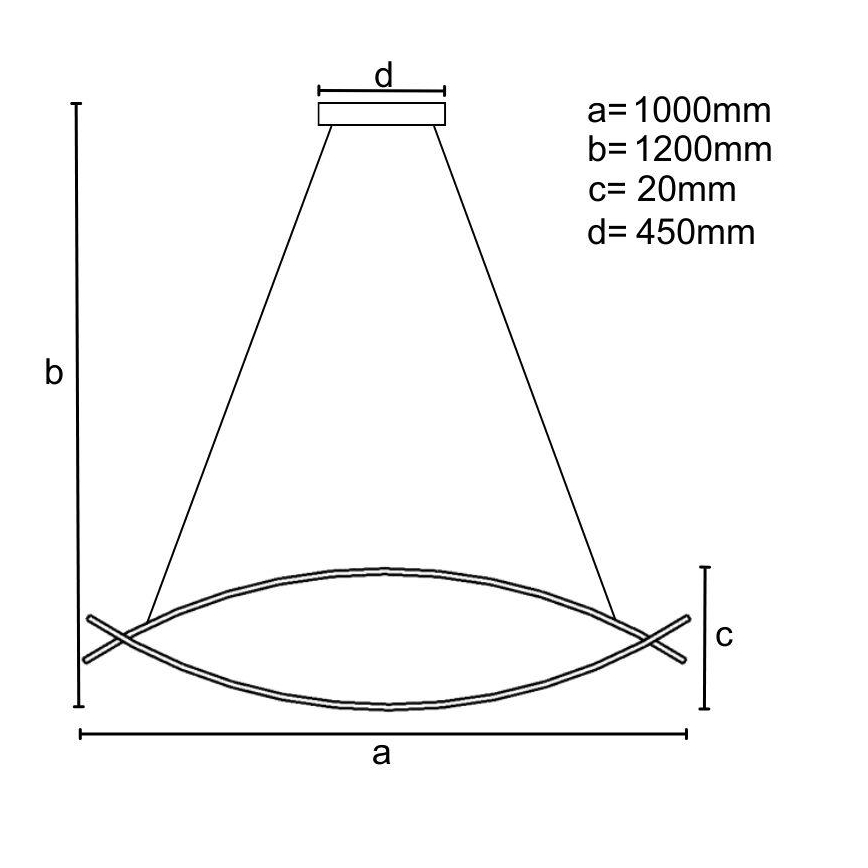 LED Reguliuojamas pakabinamas sietynas LED/70W/230V 3000-6500K + nuotolinio valdymo pultas