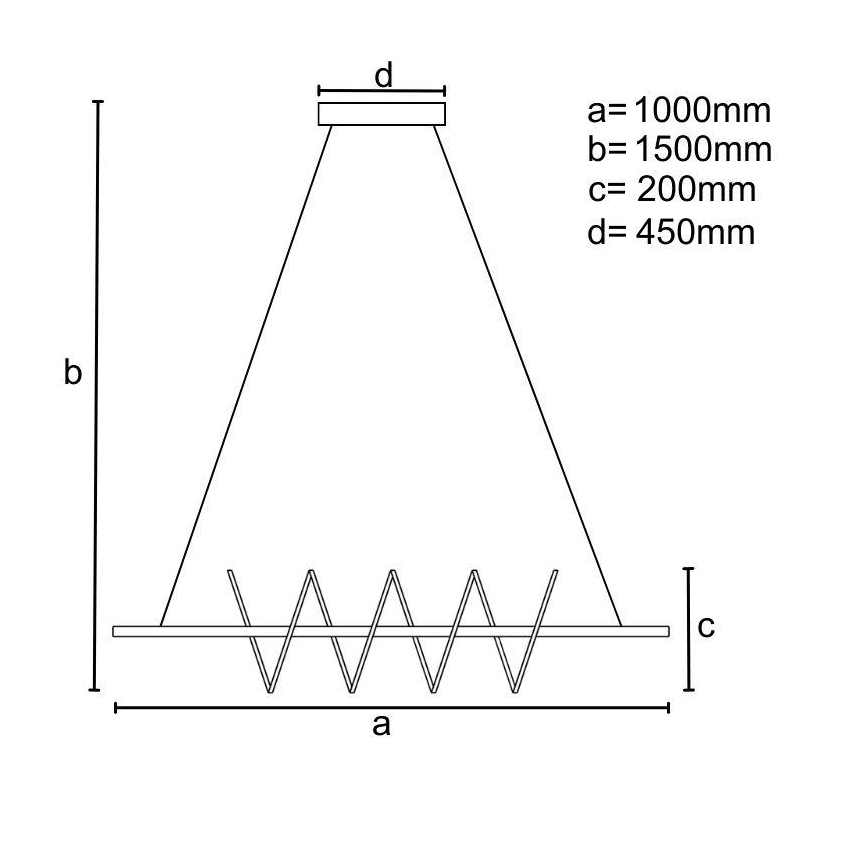 LED Reguliuojamas pakabinamas sietynas LED/70W/230V 3000-6500K + nuotolinio valdymo pultas