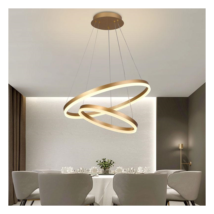 LED Reguliuojamas pakabinamas sietynas LED/70W/230V 3000-6500K + valdymo pultas