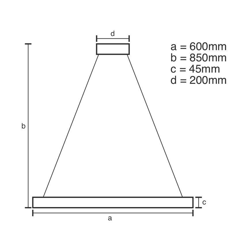 LED Reguliuojamas pakabinamas sietynas LED/70W/230V 3000-6500K + valdymo pultas