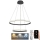 LED Reguliuojamas pakabinamas sietynas LED/75W/230V 3000-6500K diametras 60 cm + nuotolinio valdymo pultas