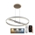 LED Reguliuojamas pakabinamas sietynas LED/75W/230V 3000-6500K + nuotolinio valdymo pultas