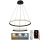 LED Reguliuojamas pakabinamas sietynas LED/75W/230V 3000-6500K + valdymo pultas