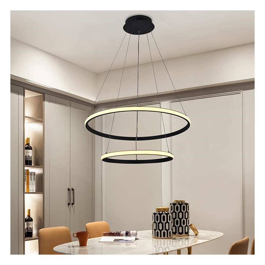 LED Reguliuojamas pakabinamas sietynas LED/75W/230V 3000-6500K + valdymo pultas