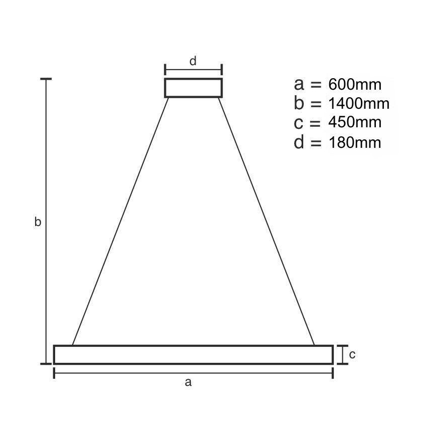 LED šviesos reguliavimas krištolas Sietynas ant stygos LED/80W/230V 3000-6500K auksas + nuotolinio valdymo pultas