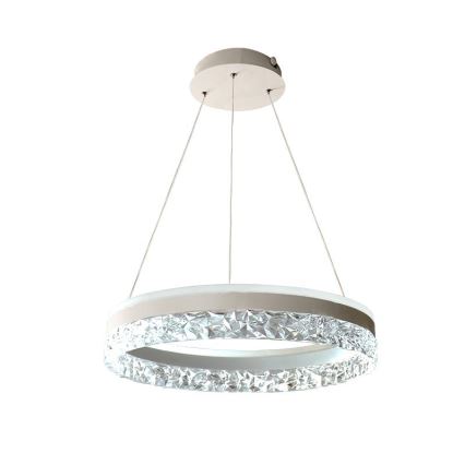 LED Reguliuojamas pakabinamas sietynas LED/80W/230V 3000-6500K balta + nuotolinio valdymo pultas