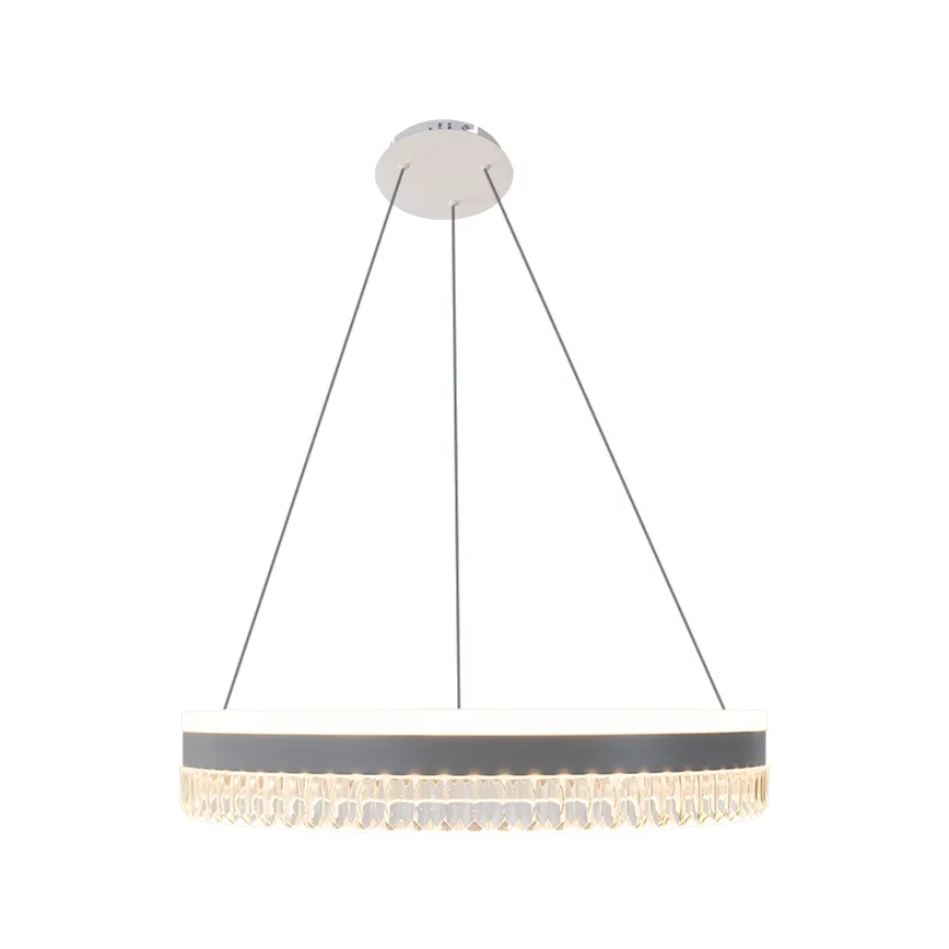 LED Pritemdomas krištolo pakabinamas sietynas LED/80W/230V 3000-6500K baltas + nuotolinio valdymo pultas