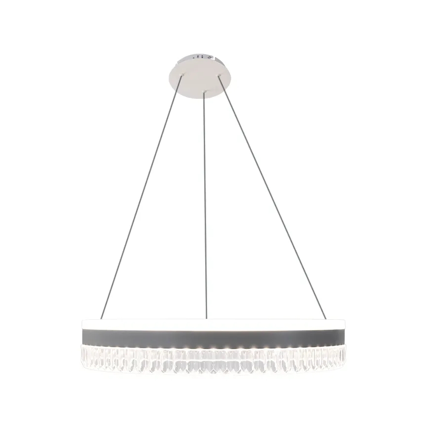 LED Pritemdomas krištolo pakabinamas sietynas LED/80W/230V 3000-6500K baltas + nuotolinio valdymo pultas