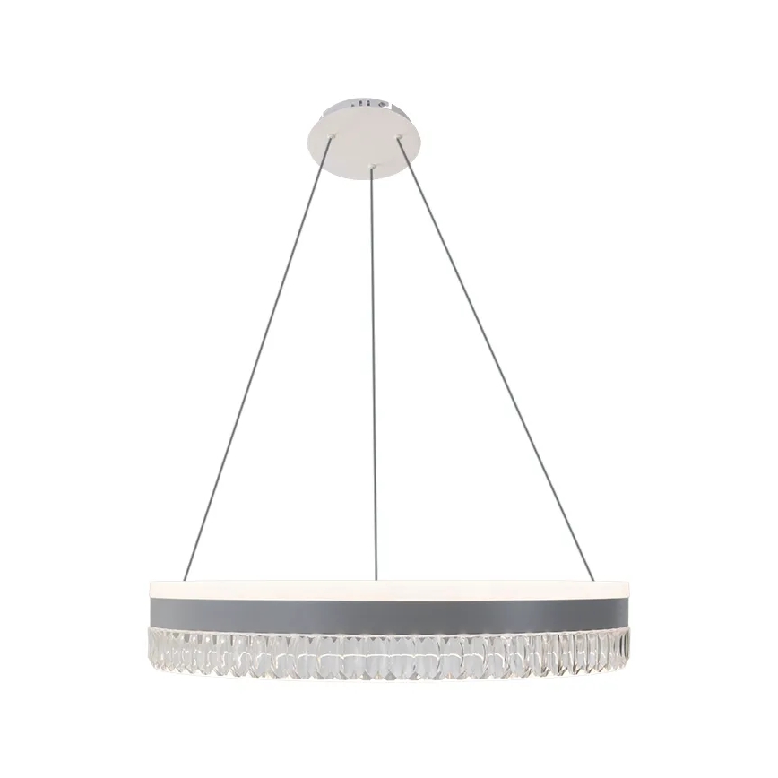LED Pritemdomas krištolo pakabinamas sietynas LED/80W/230V 3000-6500K baltas + nuotolinio valdymo pultas