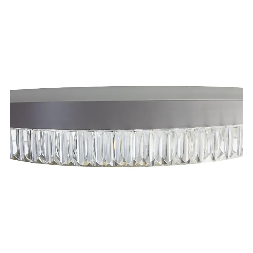 LED Pritemdomas krištolo pakabinamas sietynas LED/80W/230V 3000-6500K baltas + nuotolinio valdymo pultas