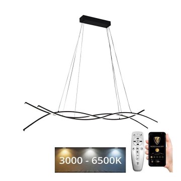 LED Reguliuojamas pakabinamas sietynas LED/80W/230V 3000-6500K + nuotolinio valdymo pultas