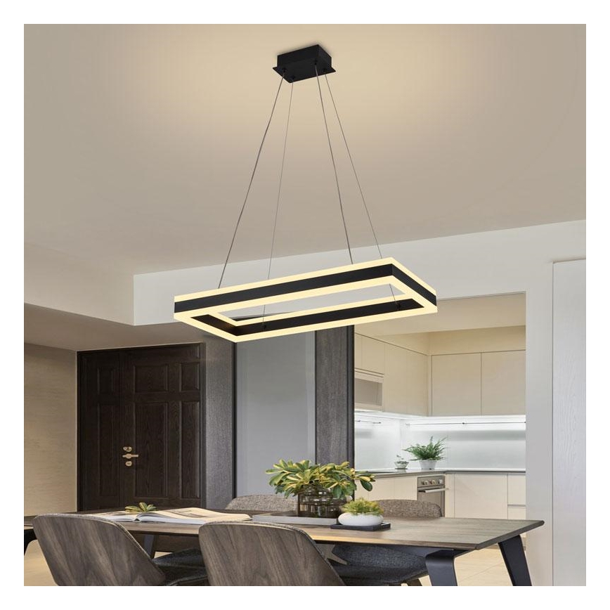 LED Reguliuojamas pakabinamas sietynas LED/80W/230V 3000-6500K + valdymo pultas