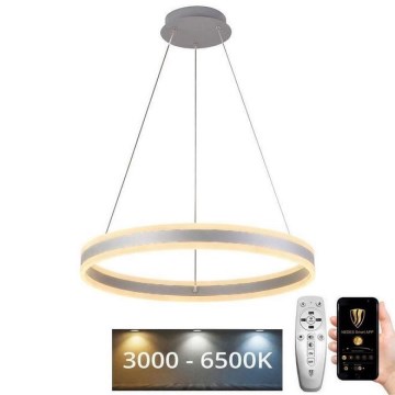 LED Reguliuojamas pakabinamas sietynas LED/85W/230V 3000-6500K diametras 60 cm + nuotolinio valdymo pultas