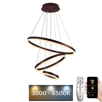 LED Reguliuojamas pakabinamas sietynas LED/85W/230V 3000-6500K diametras 60 cm + nuotolinio valdymo pultas
