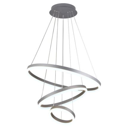 LED Reguliuojamas pakabinamas sietynas LED/85W/230V 3000-6500K diametras 60 cm diametras 60 cm + nuotolinio valdymo pultas