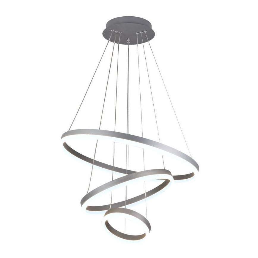 LED Reguliuojamas pakabinamas sietynas LED/85W/230V 3000-6500K diametras 60 cm diametras 60 cm + nuotolinio valdymo pultas