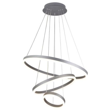 LED Reguliuojamas pakabinamas sietynas LED/85W/230V 3000-6500K diametras 60 cm diametras 60 cm + nuotolinio valdymo pultas