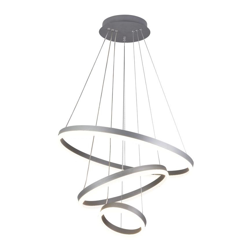 LED Reguliuojamas pakabinamas sietynas LED/85W/230V 3000-6500K diametras 60 cm diametras 60 cm + nuotolinio valdymo pultas
