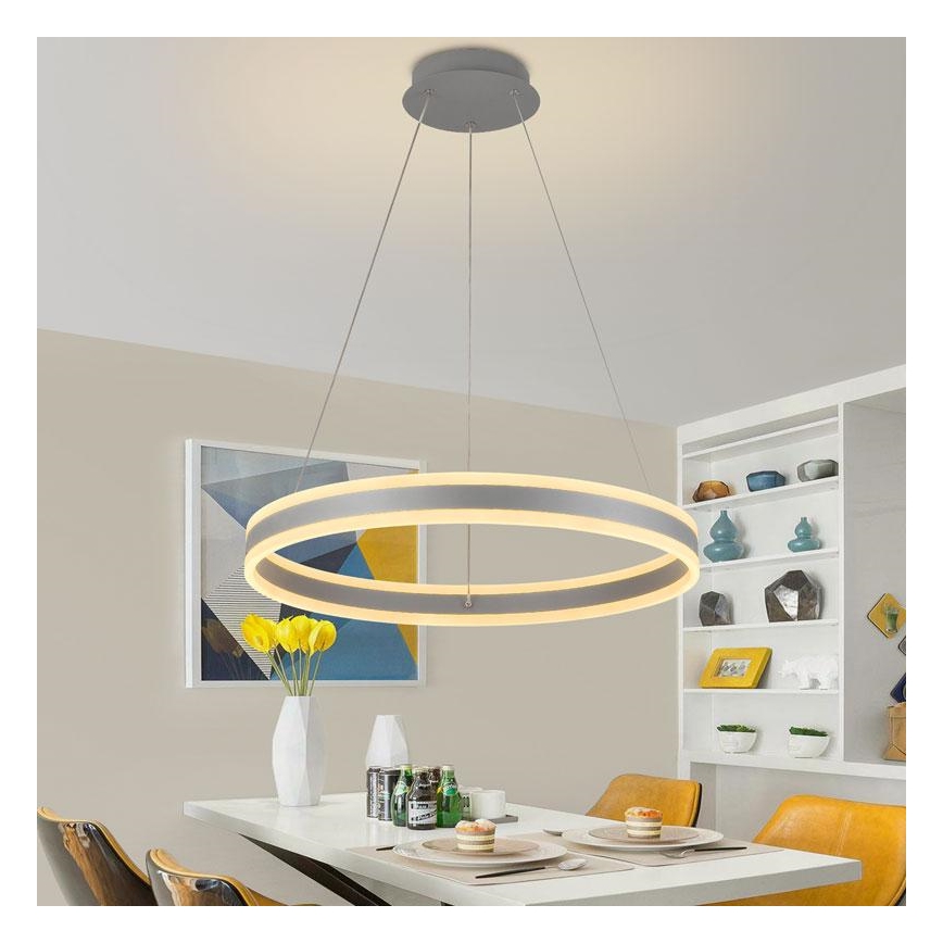 LED Reguliuojamas pakabinamas sietynas LED/85W/230V 3000-6500K diametras 60 cm + nuotolinio valdymo pultas