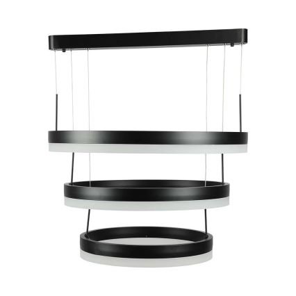LED Reguliuojamas pakabinamas sietynas LED/86W/230V 3000K juoda