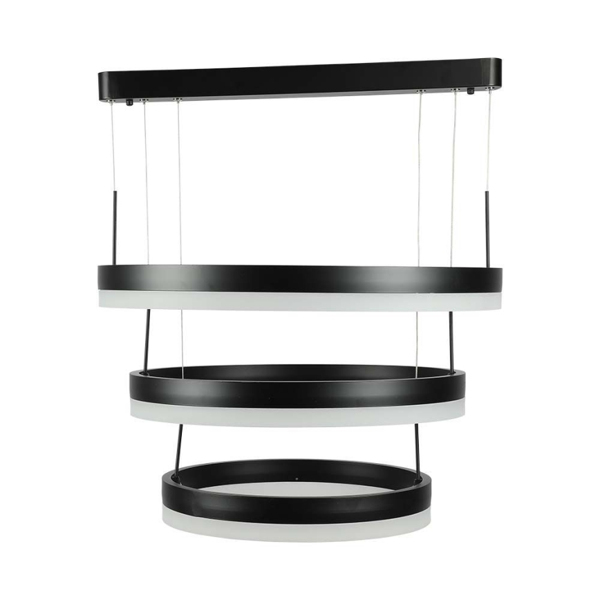 LED Reguliuojamas pakabinamas sietynas LED/86W/230V 3000K juoda