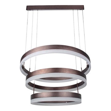 LED Reguliuojamas pakabinamas sietynas LED/86W/230V 3000K ruda