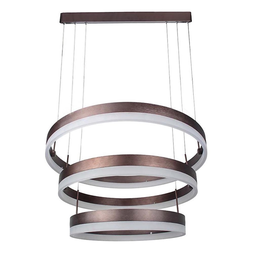 LED Reguliuojamas pakabinamas sietynas LED/86W/230V 3000K ruda