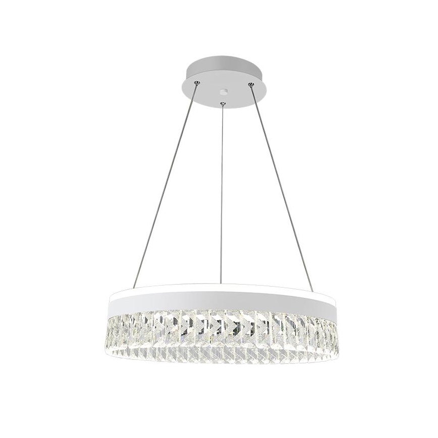 LED šviesos reguliavimas krištolas Sietynas ant stygos LED/90W/230V 3000-6500K balta + nuotolinio valdymo pultas