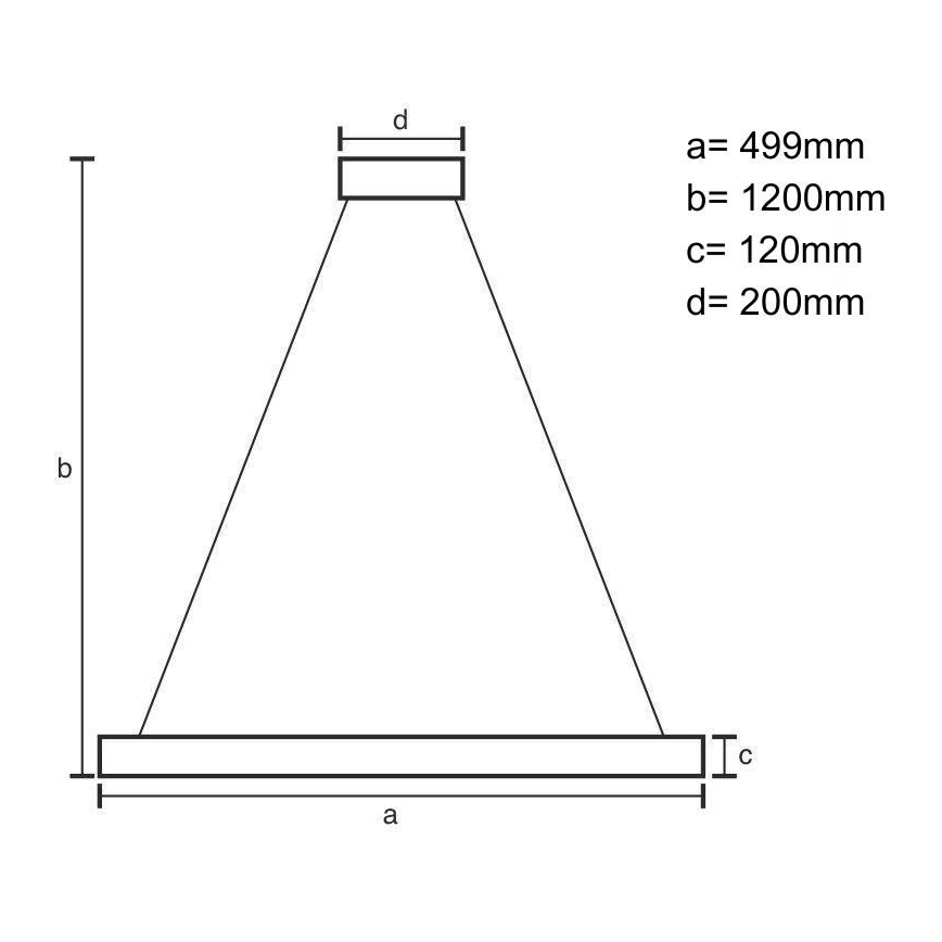 LED šviesos reguliavimas krištolas Sietynas ant stygos LED/90W/230V 3000-6500K juoda + nuotolinio valdymo pultas