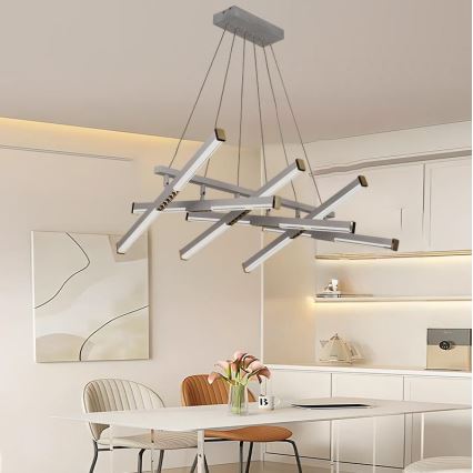 LED Reguliuojamas pakabinamas sietynas LED/90W/230V 3000-6500K diametras 80 cm + nuotolinio valdymo pultas