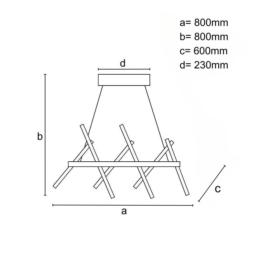 LED Reguliuojamas pakabinamas sietynas LED/90W/230V 3000-6500K diametras 80 cm + nuotolinio valdymo pultas