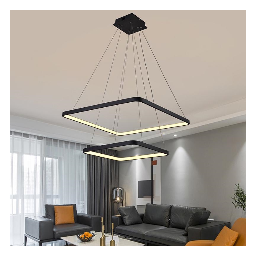 LED Reguliuojamas pakabinamas sietynas LED/90W/230V 3000-6500K + valdymo pultas