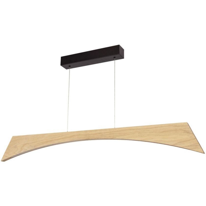 LED Reguliuojamas pakabinamas sietynas ZIAD LED/14W/230V ąžuolas