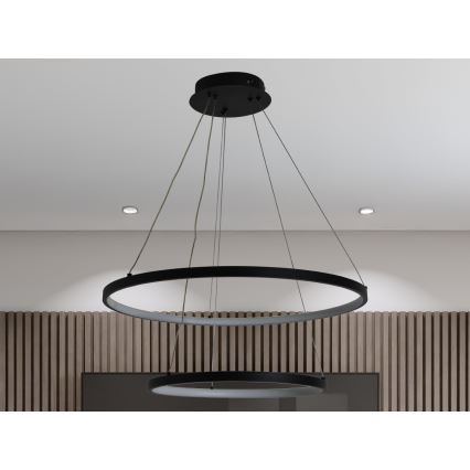 LED reguliuojamas šviestuvas ant laido LED/75W/230V 3000-6500K skersmuo 60 cm + nuotolinis valdymas