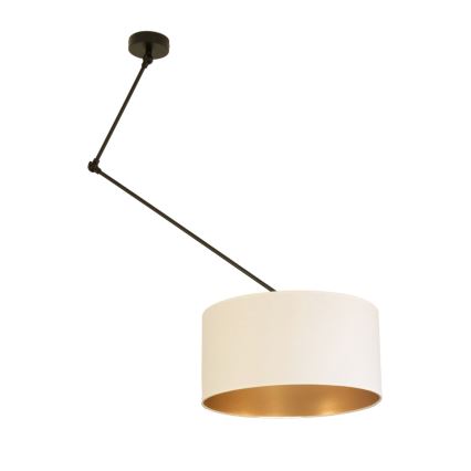 LED reguliuojamas pakabinamas šviestuvas su strypu GORTA 1xE27/60W/230V balta/auksinė