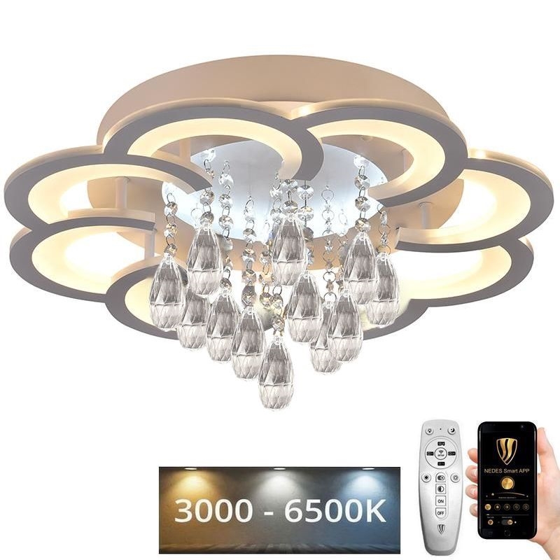 LED Reguliuojamas paviršinis šviestuvas LED/70W/230V 3000-6500K + nuotolinis valdymas
