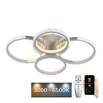 LED reguliuojamas paviršinis šviestuvas LED/80W/230V 3000-6500K + nuotolinis valdymas