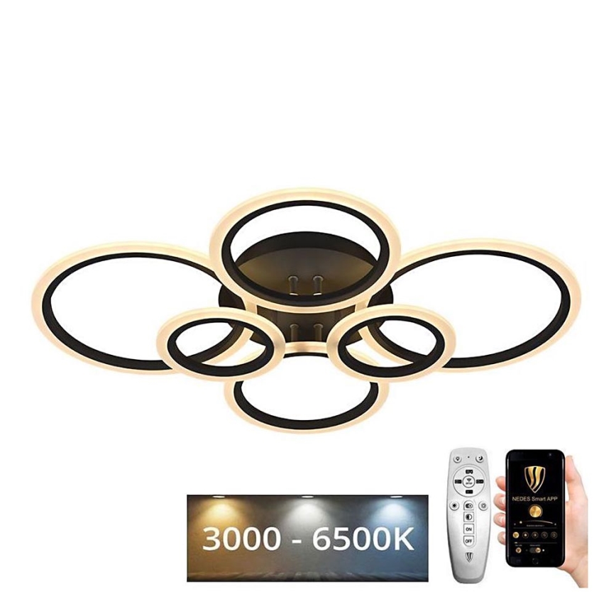 LED reguliuojamas paviršinis šviestuvas LED/85W/230V 3000-6500K + nuotolinis valdymas
