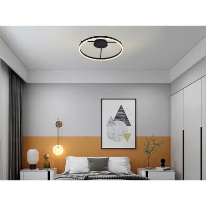 LED reguliuojamas prigludęs lubų šviestuvas LED/55W/230V 3000-6500K + nuotolinis valdymas