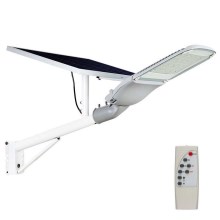 LED Reguliuojamas saulės energijos gatvių šviestuvas SAMSUNG CHIP LED/50W/9V 6000K IP65 + nuotolinio valdymo pultas