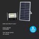 LED Reguliuojamas saulės energijos prožektorius LED/35W/10V 4000K IP65 + valdymo pultas