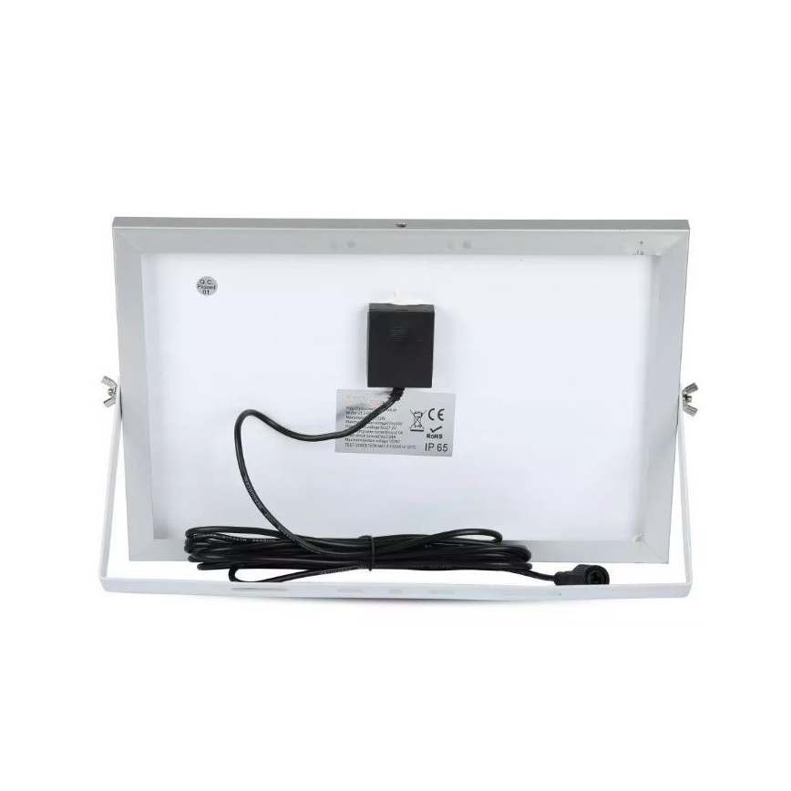 LED reguliuojamas saulės prožektorius LED/12W/3,2V 6000K IP65 5000 mAh + nuotolinis valdymas